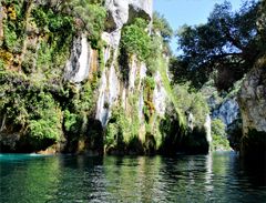 Gorges du Verdon en aval du Lac de Sainte-Croix - Montpezat