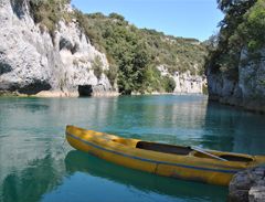 Gorges du Verdon en aval du Lac de Sainte-Croix - Montpezat